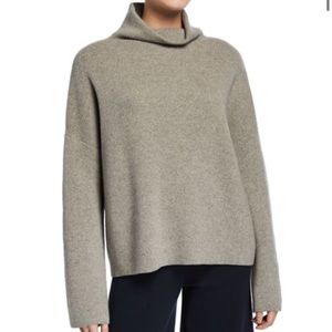 Vince Funnel Neck Wool Cashmere Sweater